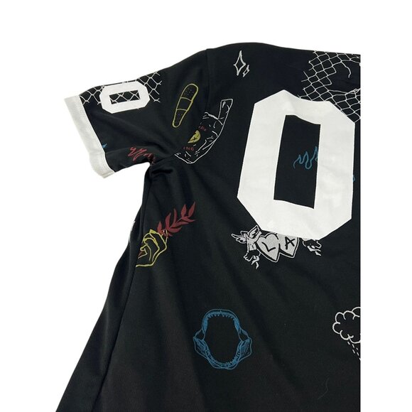 Rue21 Los Angeles Graphic Baseball Jersey Button-Up S Short Sleeves Athleisure - Picture 12 of 16